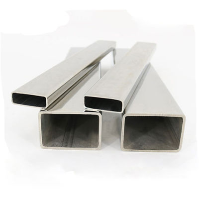 ERW Stainless Steel Square Pipe 8K 2B 201 304L 316 316L 6m