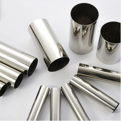 0.5mm-6mm 304 304L 316L 316ti 321 SS Tabung Bulat 6m 10m 12m