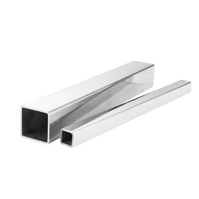 TP304 TP304L Pipa Persegi Panjang Stainless Steel TP321 TP316L