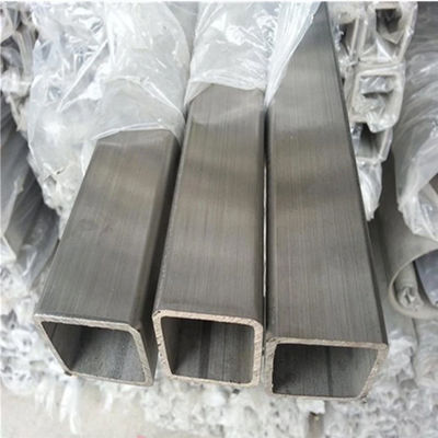ERW Stainless Steel Square Pipe 8K 2B 201 304L 316 316L 6m