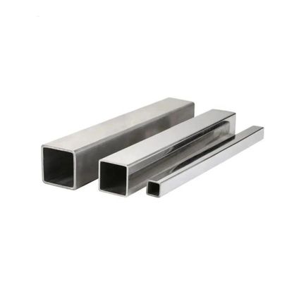 ASTM Hl Finish Stainless Steel Square Tube Pipe Profile 201 202 316 Cermin Cerah
